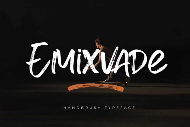 Emixvade Brush Font Image 1