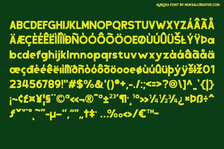 Auroxa Font Image 9