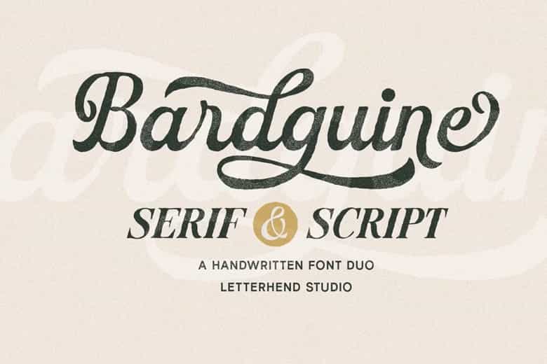 Bardguine Font Duo Image 10