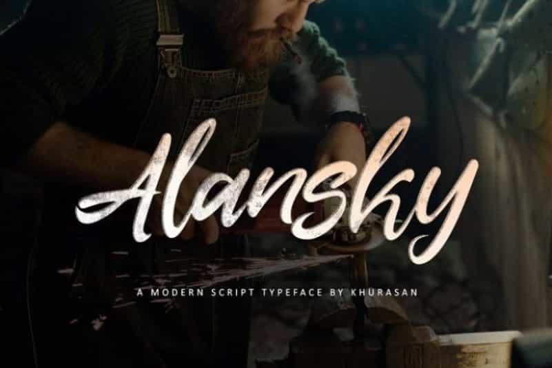 Alansky Font Image 1