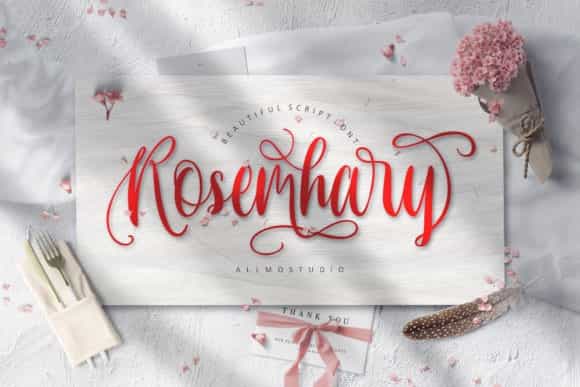 Rosemhary Font Image 1