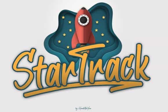 Star Track Font Image 1
