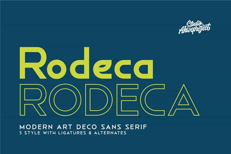 Rodeca Font Image 37