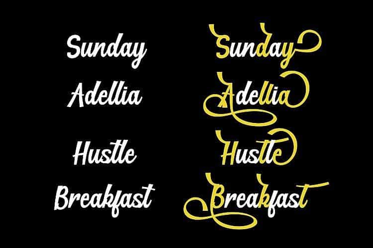 Hillton Modern Script Font Image 2
