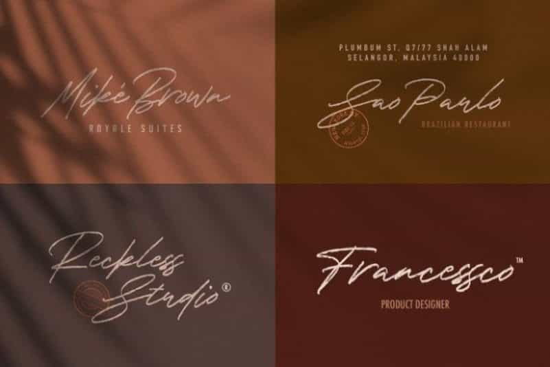 The Broadband Script Font Image 2