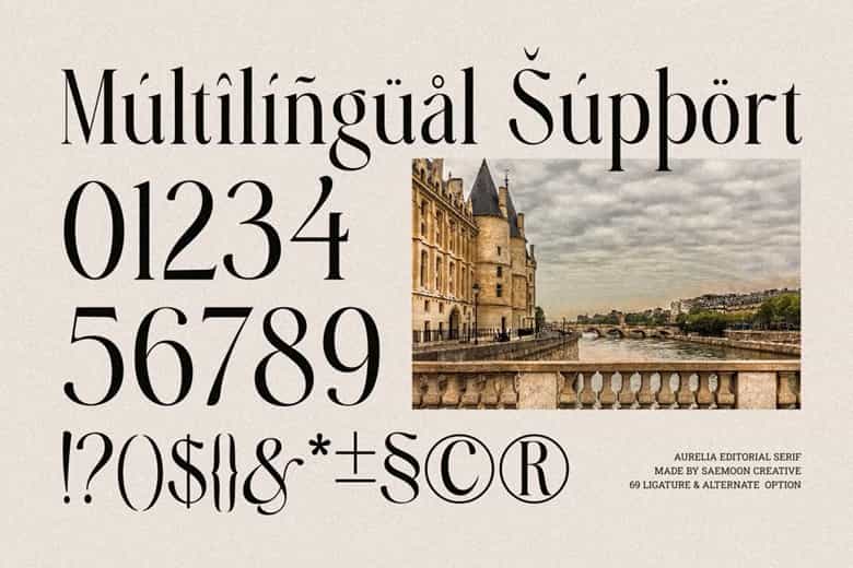 Aurelia Symphony Font Image 48