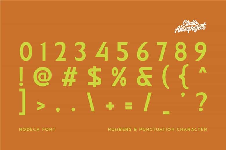 Rodeca Font Image 68