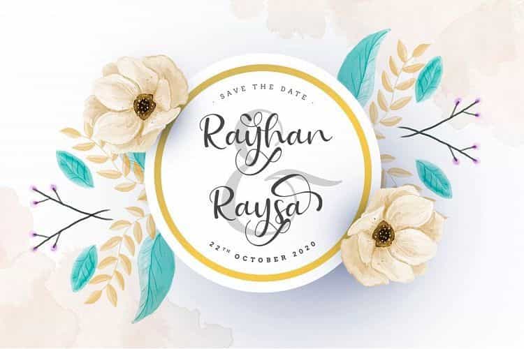 Syakira Calligraphy Font Image 2