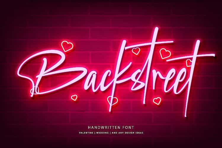 Backstreet Script Font Image 1