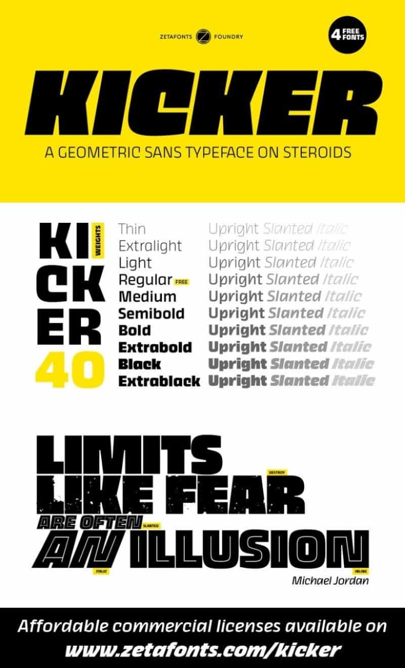 Kicker Font Family Image 2