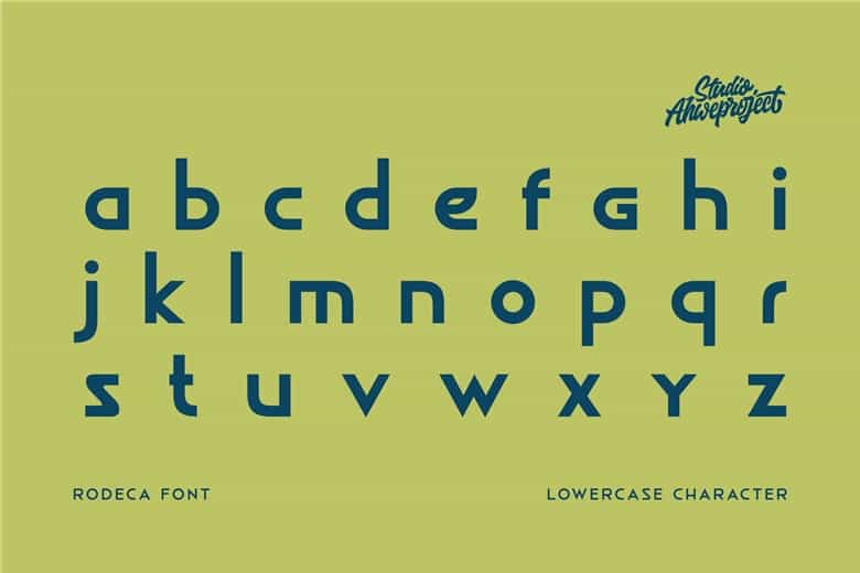 Rodeca Font Image 75