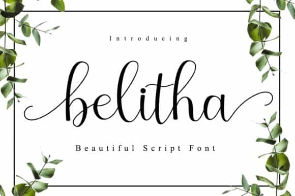 Belitha Font Image 1