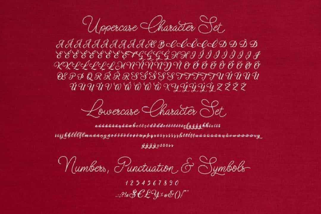 Christmas Wish Font Image 3