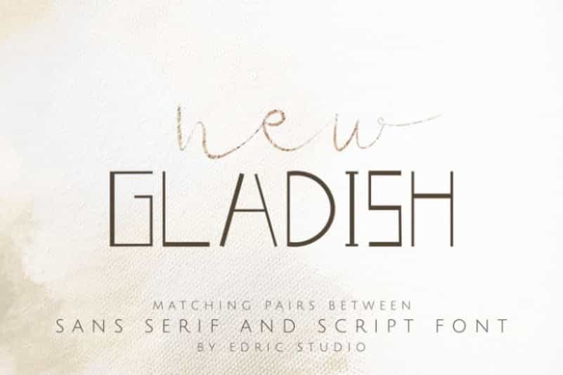 New Gladish Font Duo Image 1