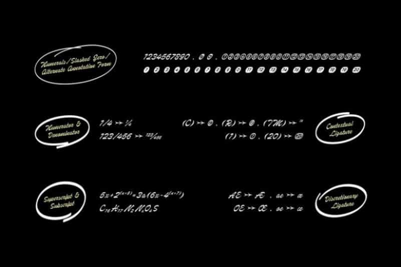 Dosescript Font Image 3