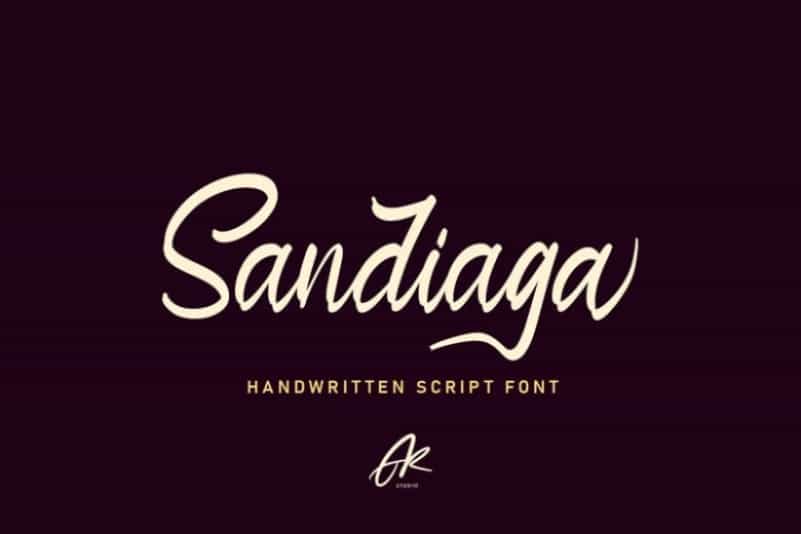 Sandiaga Font Image 1