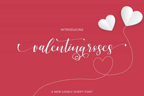 Valentinaroses Font Image 1