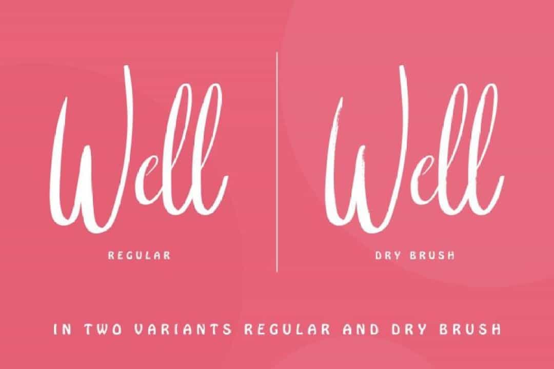 Because Of You Font Image 2
