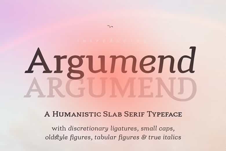 Argumend Font Image 94