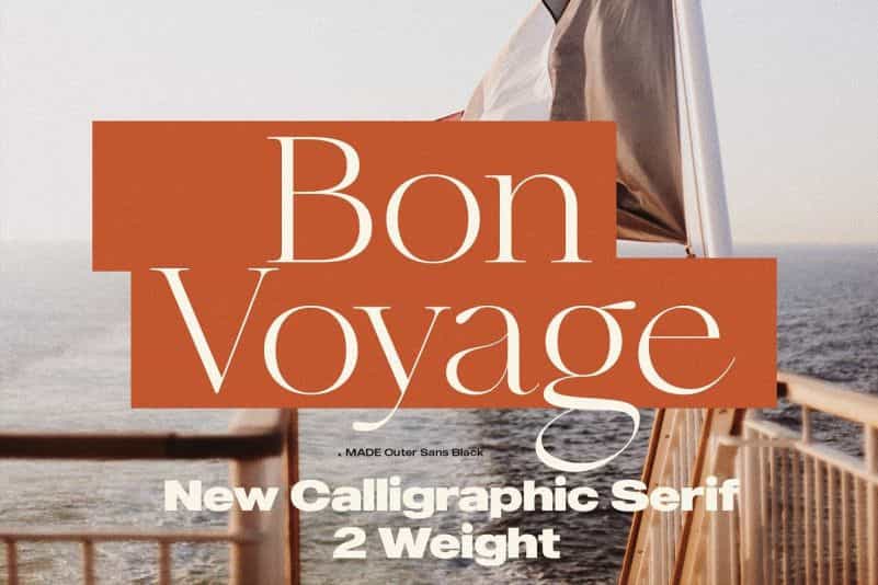 Bon Voyage Font Image 1