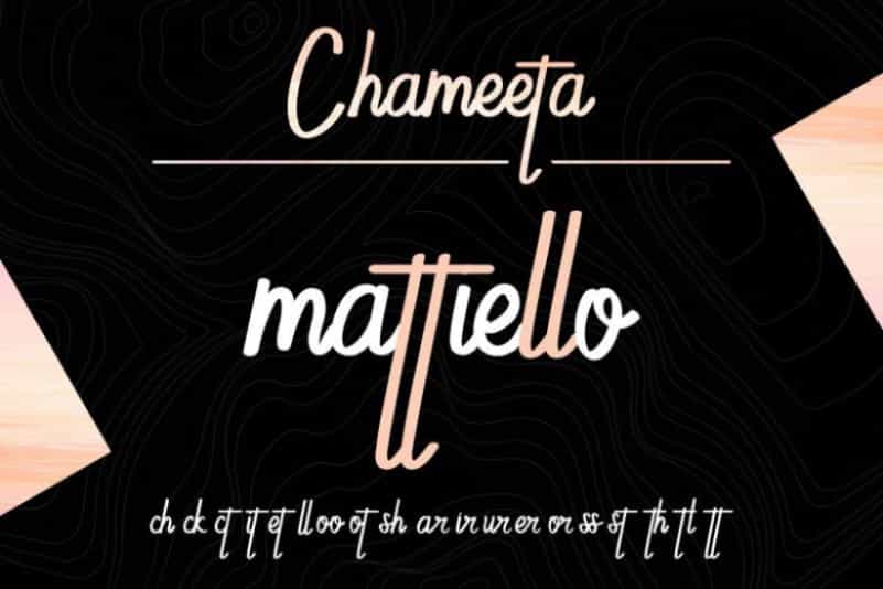 Chameeta Font Image 2