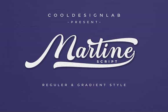 Martine Script Font Image 1