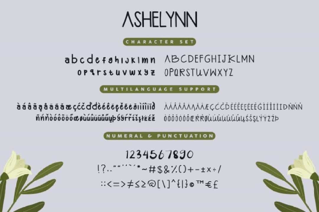 Ashelynn Sweet Font Duo Image 3