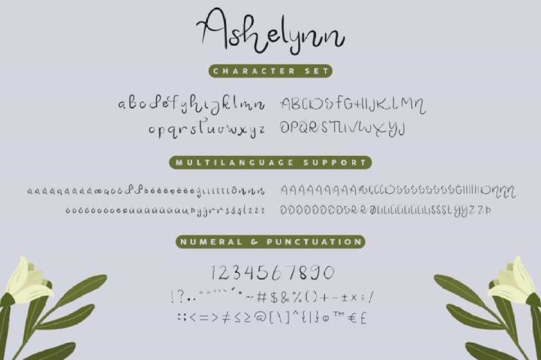Ashelynn Sweet Font Duo Image 4
