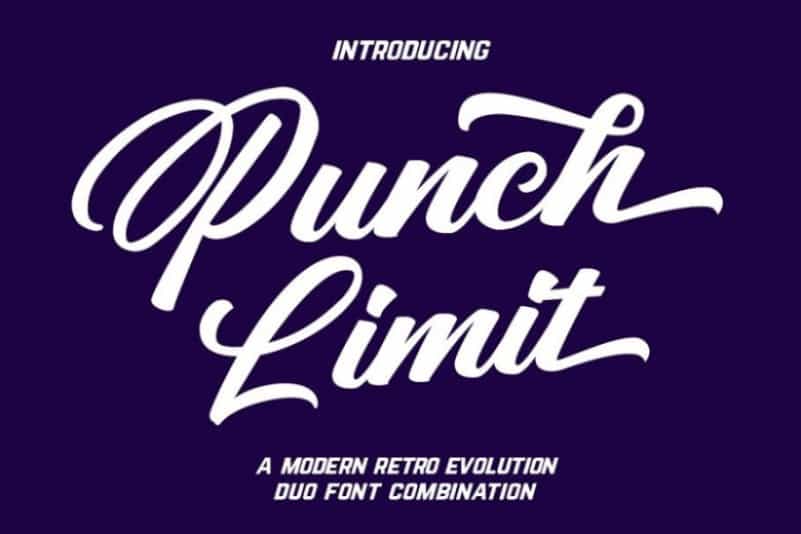 Punch Limit Font Image 1