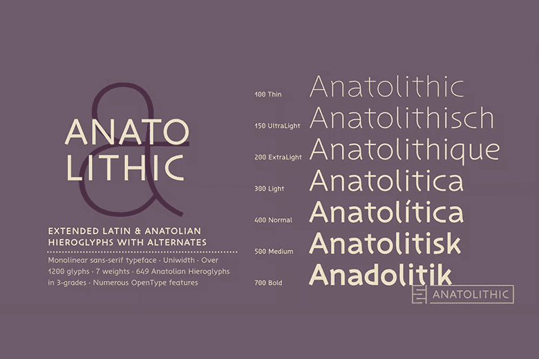 Anatolithic Font Image 30