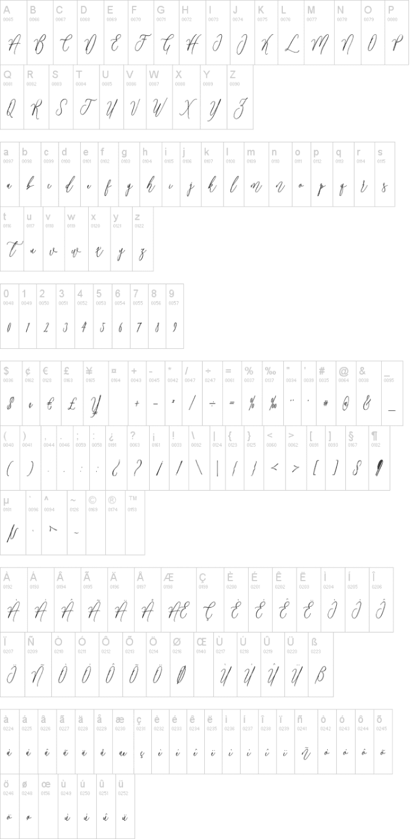 Memories Font Image 2