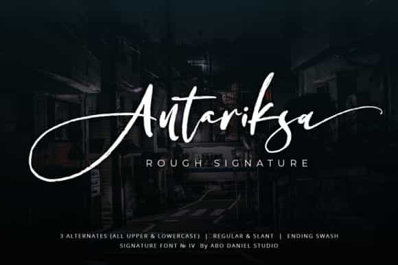 Antariksa Font Image 1