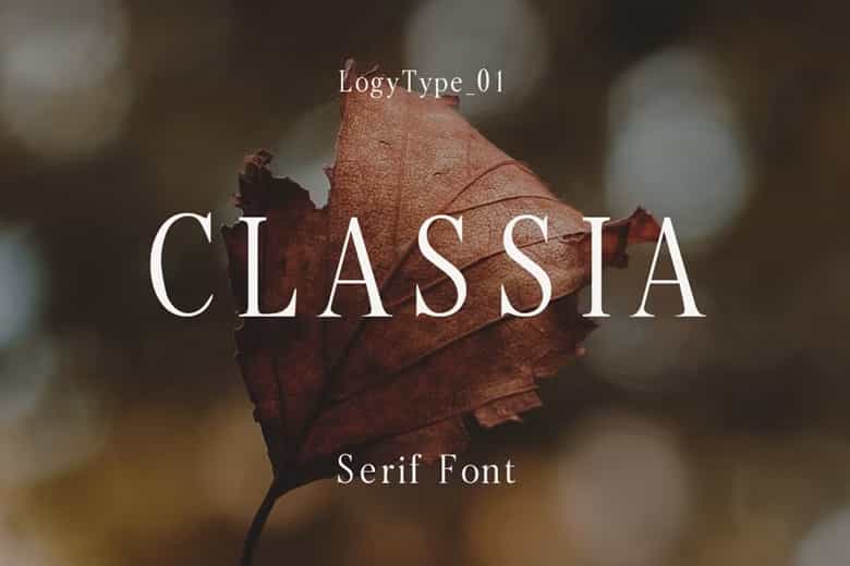 Classia Font Image 16
