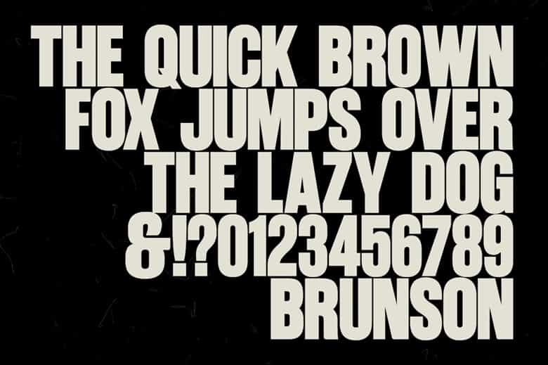 Brunson Font Image 3