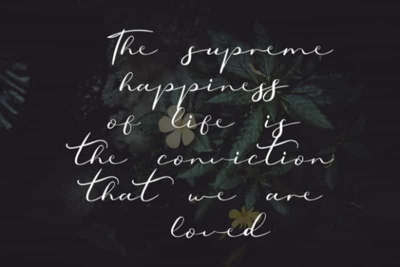 Secret Feeling Calligraphy Font Image 3