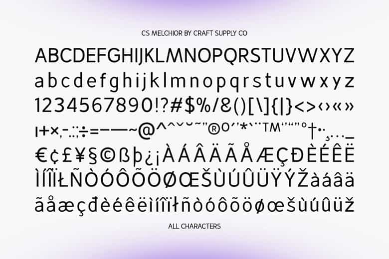 CS Melchior Font Image 6