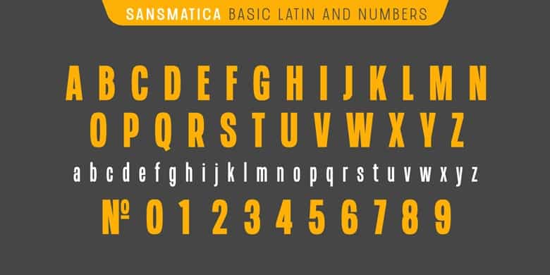 Sansmatica Font Family Image 6