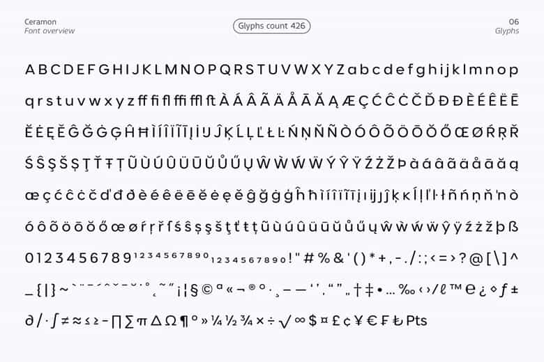 Ceramon Font Image 9
