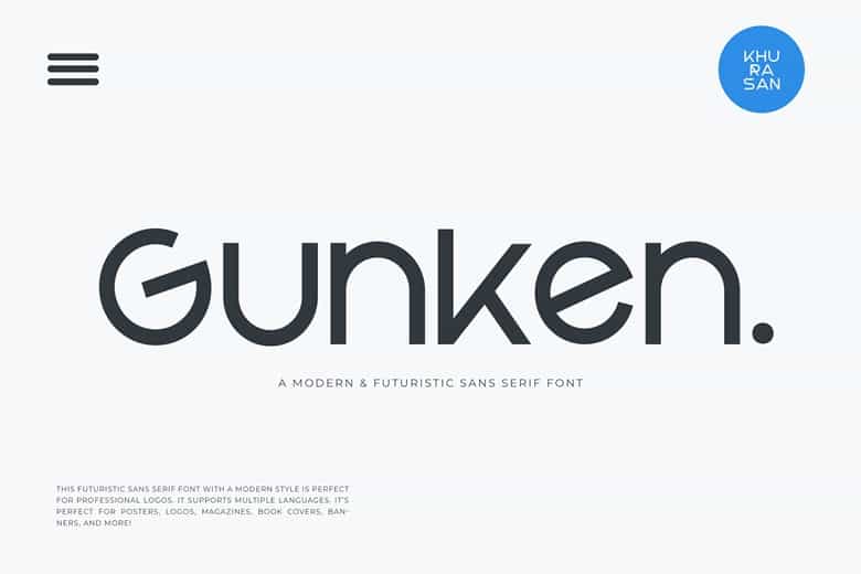 Gunken Font Image 7
