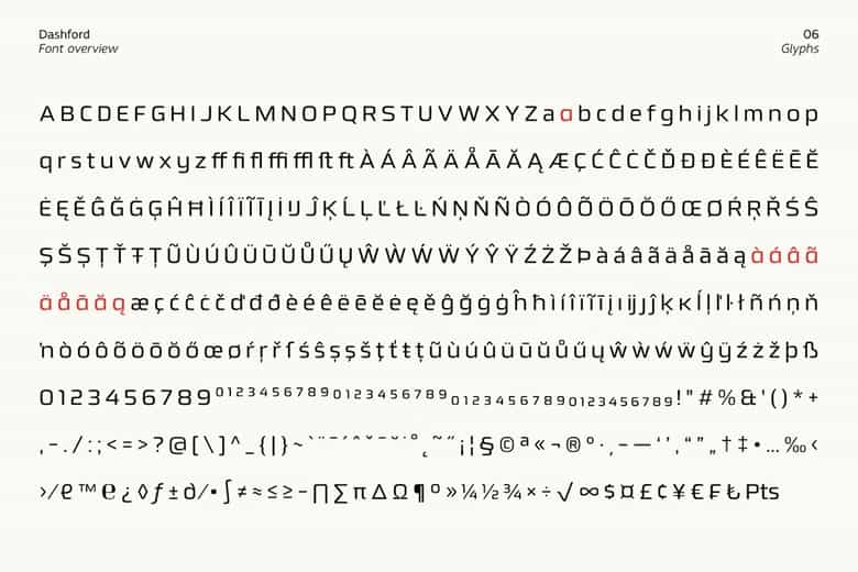 Dashford Font Image 12