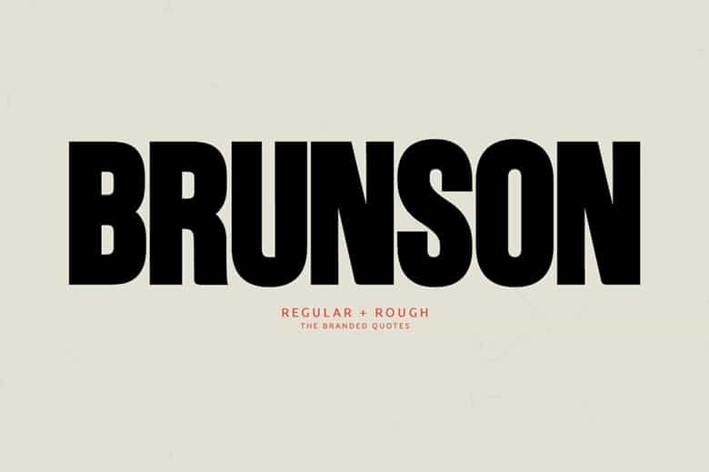 Brunson Font Image 10