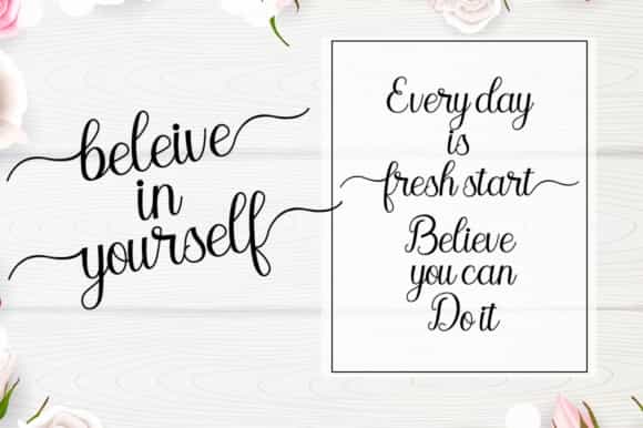 Marleigh Modern Calligraphy Font Image 2