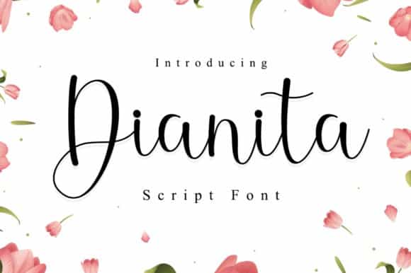 Dianita Script Font Image 1