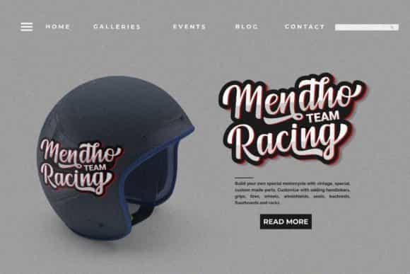 Mendoan Calligraphy Font Image 2
