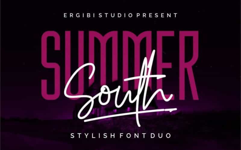 Summer Sans Serif Font Image 1