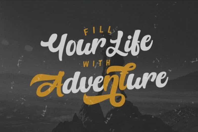 Anhattan Script Font Image 3