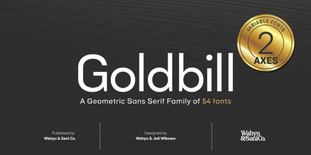 Goldbill Font Image 1