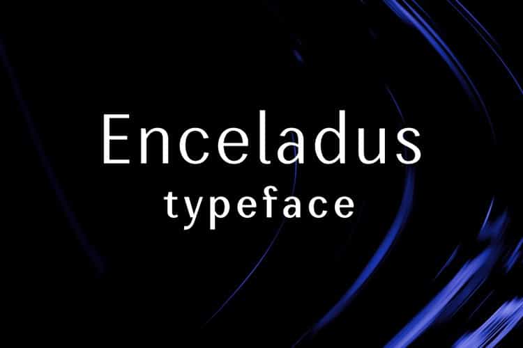 Enceladus Sans Font Image 1