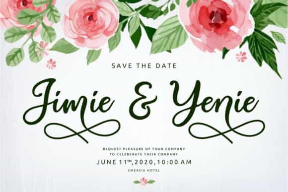 Humaira Modern Calligraphy Font Image 2