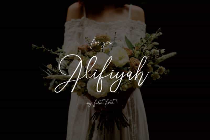 Alifiyah Handwritten Font Image 1
